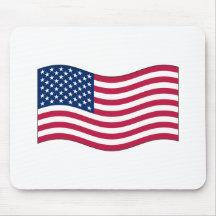 Waving USA Flag	mousepad