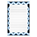 Wavy Frames Customized Stationery