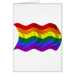 Wavy Freedom Flag Card