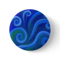 Wavy Sea Pinback Buttons