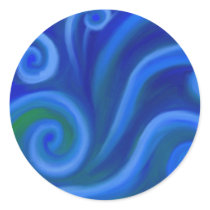 Wavy Sea Sticker