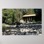 Wawona Covered Bridge in Yosemite National Park posters