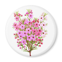 Wax Flower Bouquet Magnet