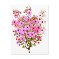 Wax Flower Bouquet Postcard