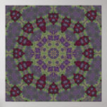 Wax Garden Mandala Print