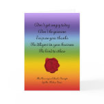 wax seal - REIKI & Precepts | chakren colours cards