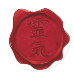 wax seal - REIKI Stickers