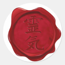 wax seal - REIKI Stickers