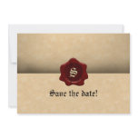 Wax Sealed Parchment Vintage Wedding invitations