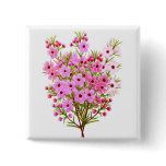 Waxflower Bouquet Pin buttons