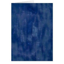 Waxy Blue Greeting Card