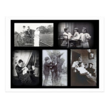Way Of Life Vintage Collage Postcards
