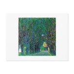 Way to the park Klimt art avenue in schloss kammer