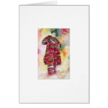 Way up high Mocko Jumbie Greeting Card
