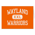 Wayland - Warriors - High - Wayland Massachusetts Card