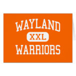 Wayland - Warriors - High - Wayland Massachusetts Card