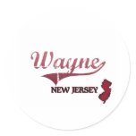 Wayne New Jersey City Classic Sticker