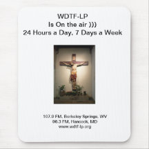 WDTF-lp FM Radio Mouse Pad