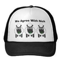 We Agree With Nick~Political U.K General Election Hats