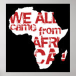 WE ALL CAME FROM AFRICA 2 posters