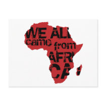 WE ALL CAME FROM AFRICA