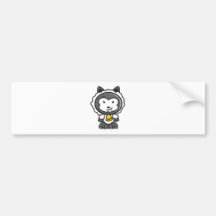 We all have a wolf in sheep clothing side. bumper sticker