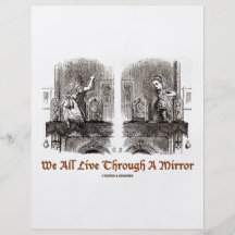 We All Live Through A Mirror (Wonderland) Personalized Flyer