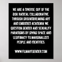 We are a diverse, out of the box, radical colla... print