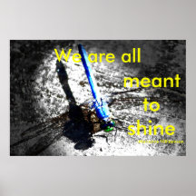 We are all meant to shine posters