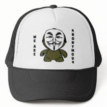We Are Anonymous Trucker Hats