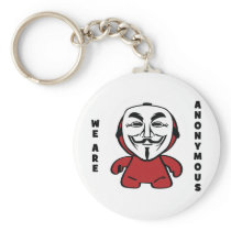 We Are Anonymous Keychains