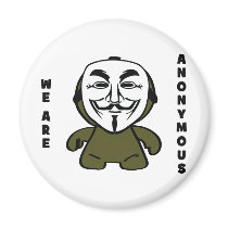 We Are Anonymous Magnet