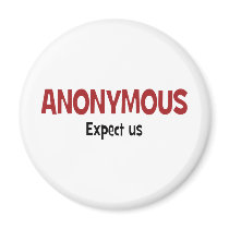 We Are Anonymous Refrigerator Magnets