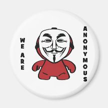 We Are Anonymous Magnet