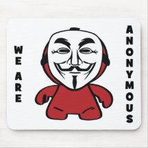 We Are Anonymous Mouse Pad