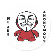 We Are Anonymous Sticker
