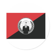 We Are Anonymous Round Sticker