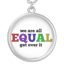 We are Equal Personalized Necklace