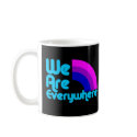 We Are Everywhere Bi Black mugs