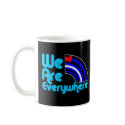 We Are Everywhere Leather Black mugs