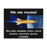 We are moving postcards