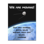 We are moving postcards