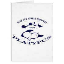 We are Platypus Greeting Cards