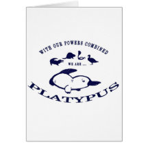 We are Platypus Greeting Cards