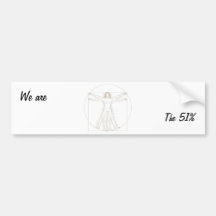We are the 51% bumper sticker