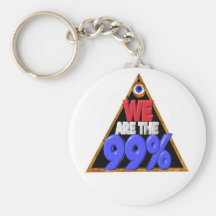 We are the 99% Occupy wall street protest Keychain