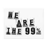 We Are The 99% Postcard