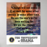 “We Are The Ones…” –Barack Obama posters