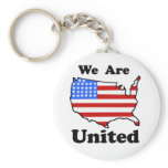 We Are United Keychain