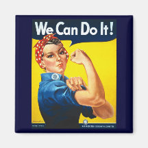 We Can Do It Fridge Magnet